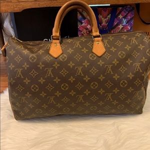 LOUIS VUITTON SPEEDY 40 💯AUTHENTIC TAN ORGANIZER INCLUDED! MADE IN FRANCE🇫🇷